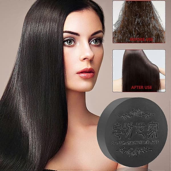 Sswyv-polygonum Sæbe Hårvækst, Sort & Tykt Hår Fallopia Multiflora Shampoo Bar Polygonum Shampoo Sæbe, Polygonum E 1PC