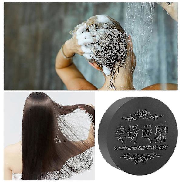 Sswyv-polygonum Sæbe Hårvækst, Sort & Tykt Hår Fallopia Multiflora Shampoo Bar Polygonum Shampoo Sæbe, Polygonum E 1PC