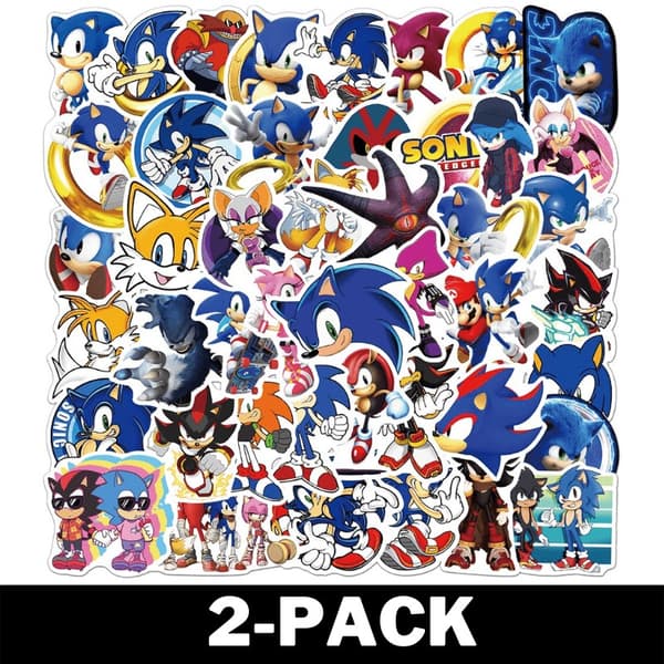 50 kpl Sonic -tarroja / -liimatarroja 48 2-Pack