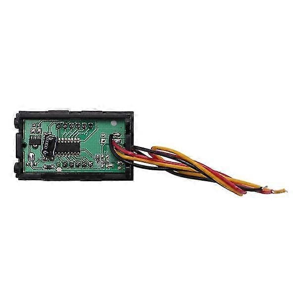 DC 0-99.9V 3-leders digitalt displaypanel voltmeter spenningsvoltmeter bilmotor - grønn