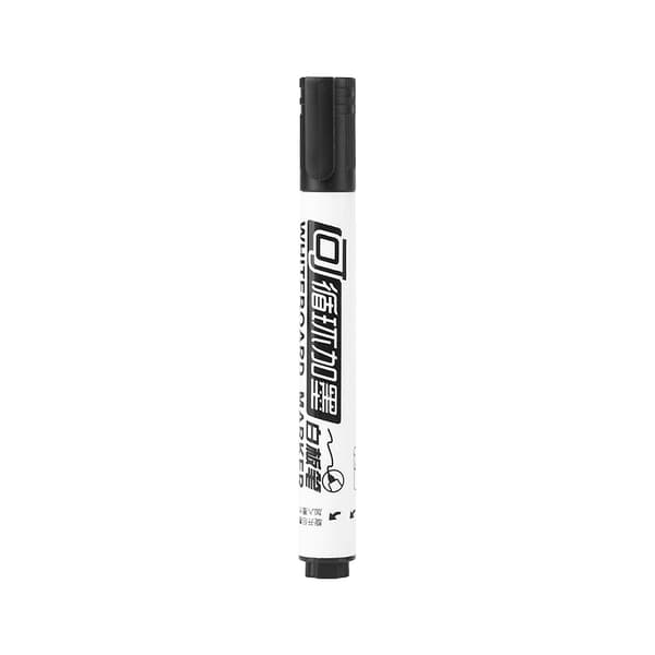Giftfria raderbara whiteboardpennor - 10-pack (svart)