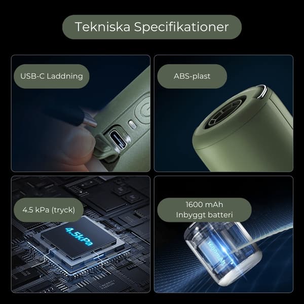 Håndholdt pumpe - Perfekt for badeleker Grønn 800 2-Pack