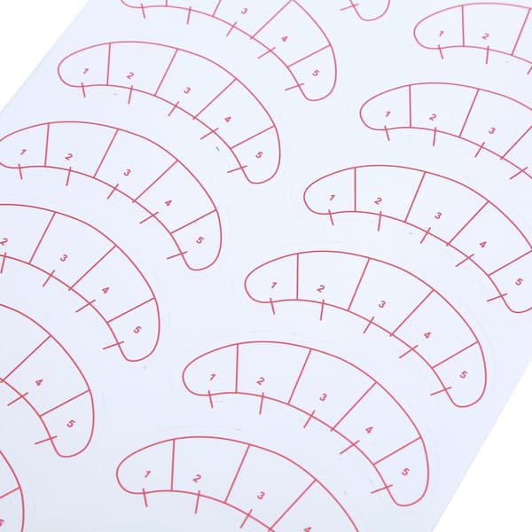Øyelapp-klistremerker for øyenvippeforlengelse 140 stk Vit