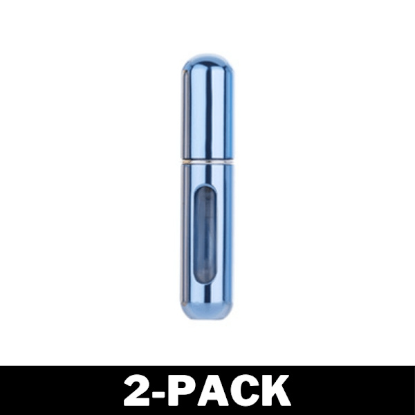 Refill Parfym Flaska Återfyllbar - Metallic Blå 32 2-Pack