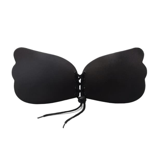 Usynlig Selvklebende BH - Push-Up - Svart - D Cup 144 3-Pack
