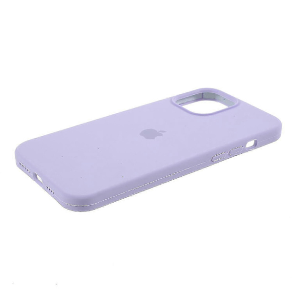 Silkeblød Solid Silikone Cover til iPhone 12 Mini Light purple