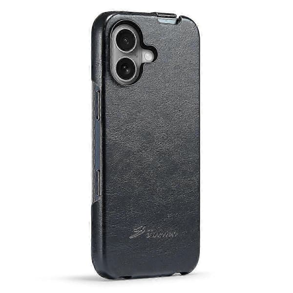Fodral för iPhone 17 Vertikalt Flip PU-läder + PC-telefonfodral Red