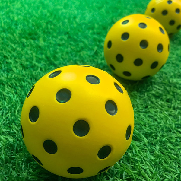 Stille skum pickleballs bløde træningsbolde lydreducerende bløde pickleballs