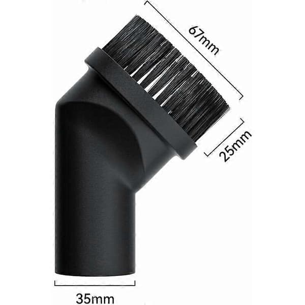 3-pack dammborstar - 35 mm, Premium dammsugarborste för möbler, dammsugartillbehör för universaldammsugare