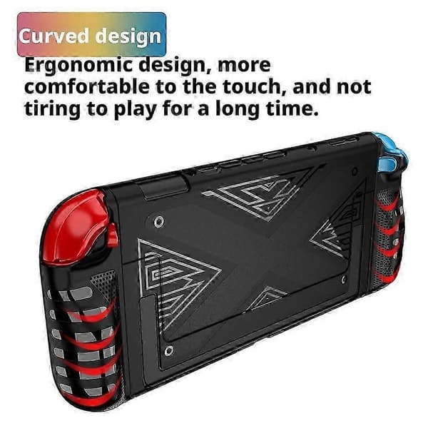 för Nintendo Switch 2 (2025) Dockningsbart fodral TPU+PC Delbart vänligt Black