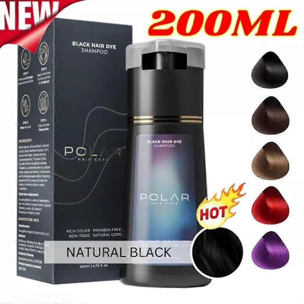 Polar Hårfärgningsschampo, Polar Hårvård, Hårvårdsschampo 200ml Light Brown
