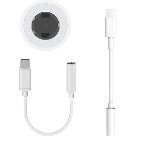 Lightning / USB-C til AUX Adapter 3,5 mm Pakke 48 LightningAUXMikrofon3Pack
