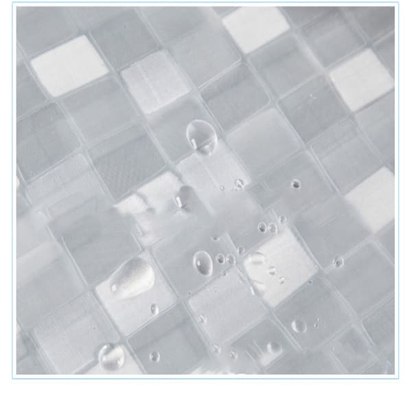 PVC badeforhæng - Mosaikdesign L