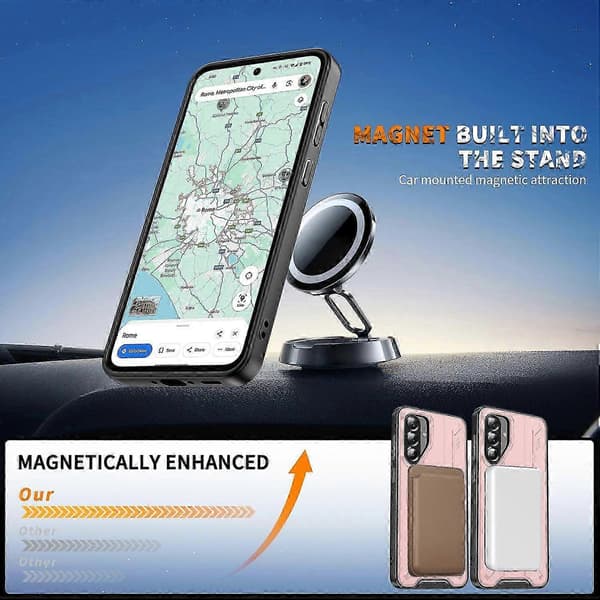 Kompatibelt med Galaxy A56 5G Telefonfodral Pink