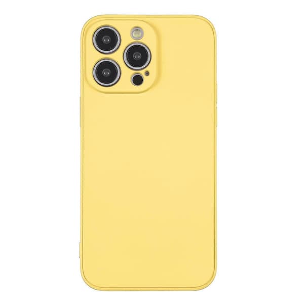 Silikone telefoncover til iPhone 14 Pro Yellow