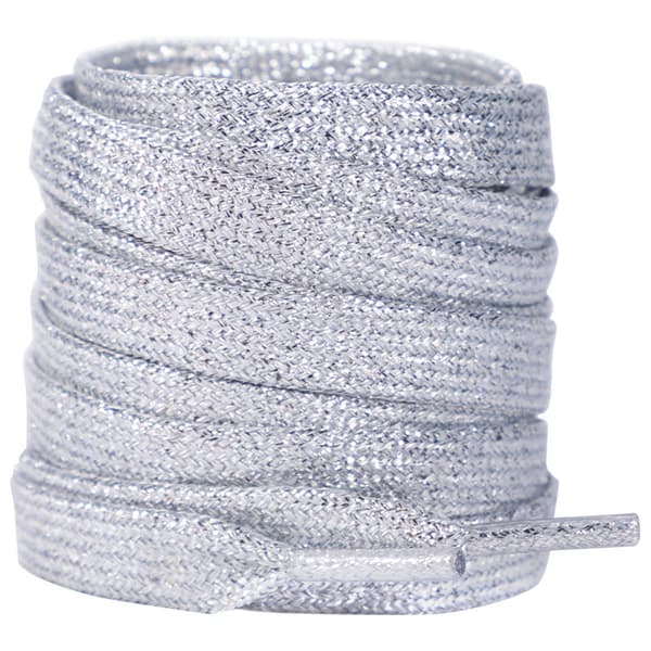 Kiiltävät nauhat - 140 cm (1 pari) Grey
