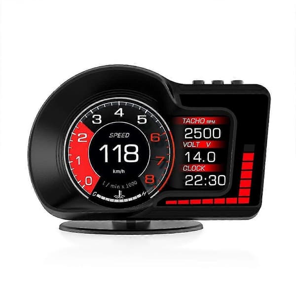 F15 Auto Display HD GPS HUD Bil Turteller Digital Speedometer Kjøretøy Head-up Display Universal