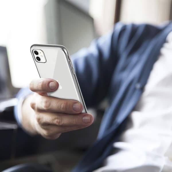 Läpinäkyvä kumi iPhone 11 kuori, läpinäkyvä TPU 80 5-Pack