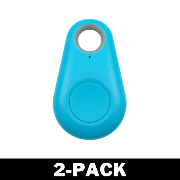 GPS Mini Tracker til Hund / Kat / Nøgler Lyseblå 16 1-Pack