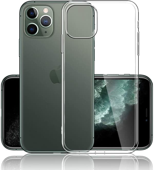 Läpinäkyvä kuori iPhone 11 Pro Max Läpinäkyvä TPU 48 3-Pack