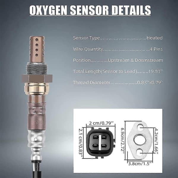 O2 Sensor Oksygensensor 234-4162 Oppstrøms Nedstrøms For 1996-2000 4runner 95-98 T100 1995-2000