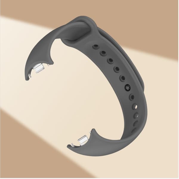 Stilig TPU-armbånd til Xiaomi Band 8/9 (metallhode) Grey