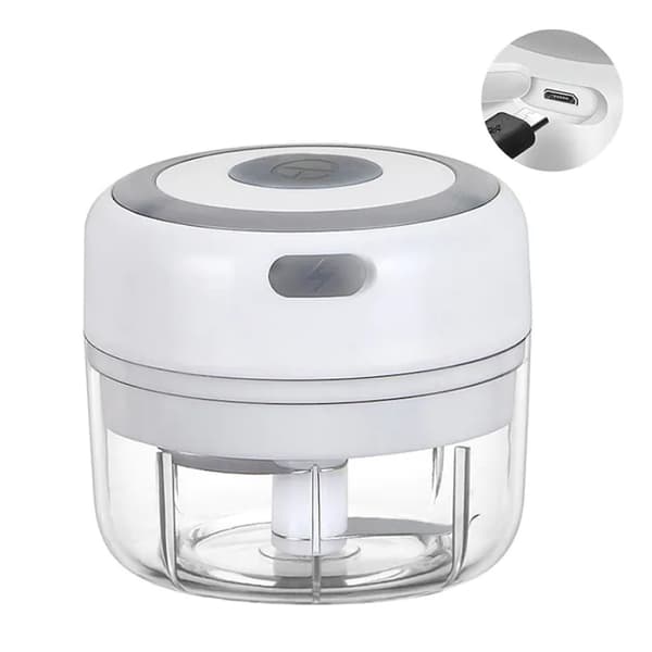 Elektrisk Mini Dicer / Skærer - 100 ml Hvid 110