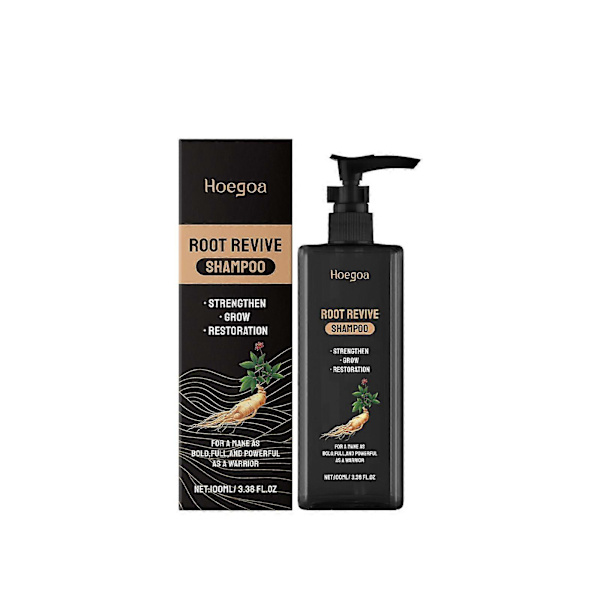 Root Activator Shampoo, Root Revive Shampoo, 100 ml hårtabsshampoo, Shampoo Root Activator, Naturlig hårvækstshampoo 2Pcs