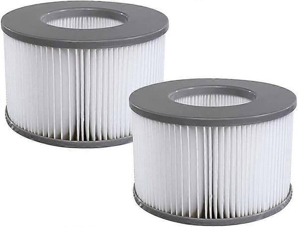 Sæt med 6 filterpatroner med net til Mspa oppustelig spa - Hvid