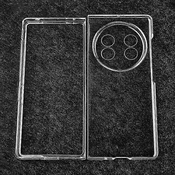 TKdaddy For vivo X Fold5 5G Fold Klart Deksel Anti-Fall Hardt PC Telefondeksel