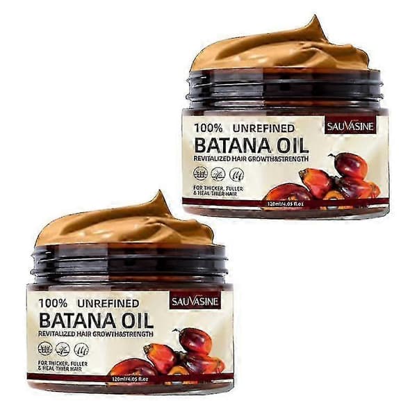 Batanaolie til hårvækst - 100% naturlig - Forebygger hårtab 2pcs