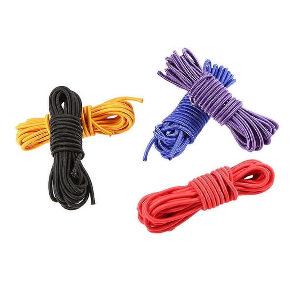 5 Meter 4mm / 5mm Kajakk Båt Elastisk Bungee Snøre Tau
