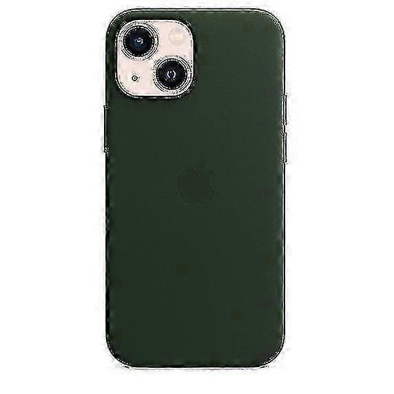 Läderfodral för iPhone 13 Mini Läderfodral med Magsafe Sequoia Green