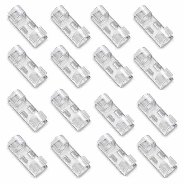 Älykäs kaapelinpidike - Läpinäkyvä ja itseliimautuva 14 20 Pack