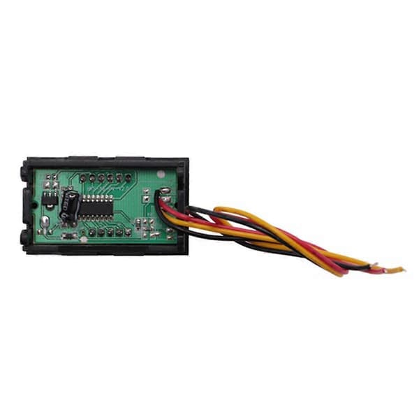 3X DC 0-99.9V 3-leder LED Digital Display Panel Volt Meter Spænding Voltmeter Bil Motor - GRØN