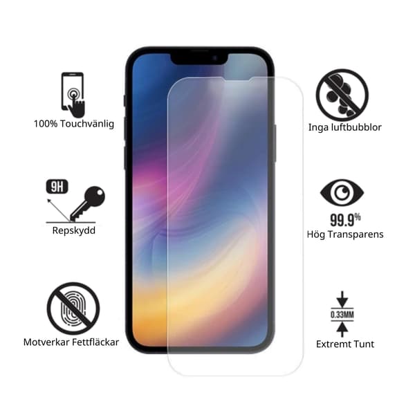 Näytönsuoja iPhone 14 Pro - Läpinäkyvä Karkaistu Lasi 80 5-Pack