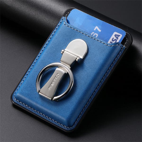 Magnetisk kortholder med stativ til iPhone 15/14/13/12 Blue