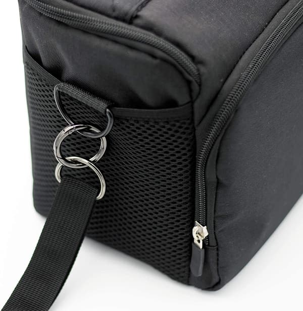 Rund karbinhake / öppningsringar 15-pack Black