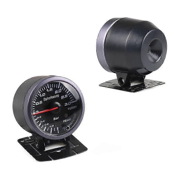 60MM Bil Turbo Boost Måler 3Bar + Justerbar Turbo Boost Controller Kit 1-30PSI IN-CABIN Bilmåler with Blue Controller