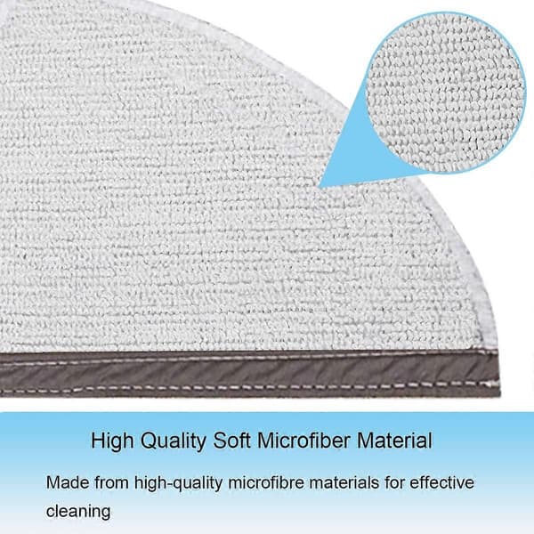 Fulltäckande moppduk för Xiaomi Roborock S5, S5 Max, S50, S51, S6, S6 MaxV, E4, S6 Pure, E35, E2 Robotdammsugare, Acce SSWH