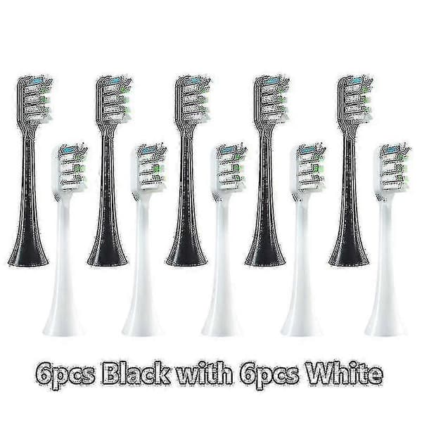 12kpl Soocas X3/x3u/x5 vaihtoharjaspäät puhtaaseen hammasharjaan