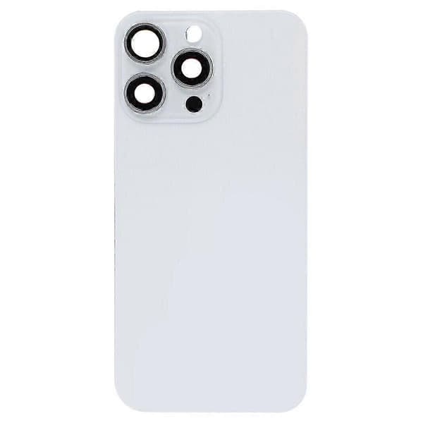Glassbatterideksel til iPhone 15 Pro White