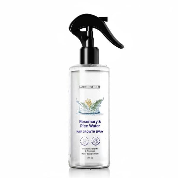 Rosmarin & Risvatten Hårväxtspray 200ml Närande Reparerande Hårvårdsspray