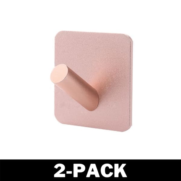 Tyylikäs pyyhekoukku - Helppo kiinnittää - Ruusukulta 96 4-Pack