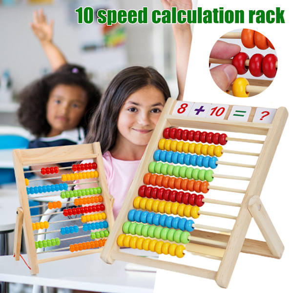Trä Kulram för Barn - Matematikutbildning & Räkneleksak