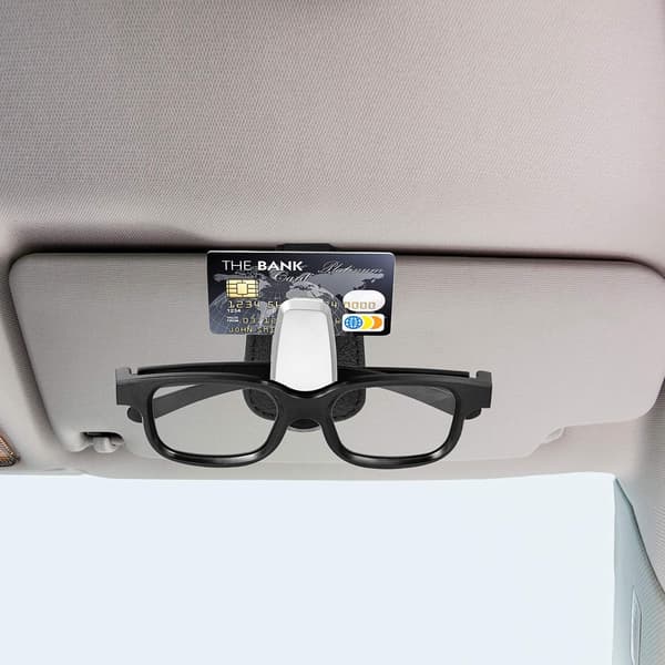 2-pack Bilglasögonhållare Universal Bil Visir Solglasögon Hållare