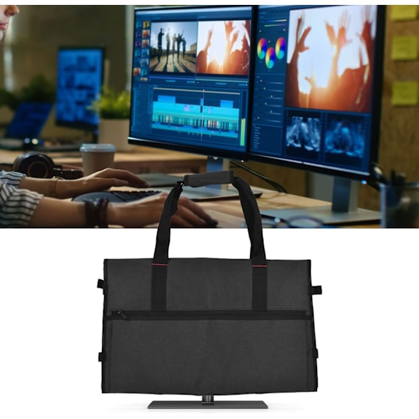 Portable Computer Monitor Bag Protective Carrying Case for 24-Inch LCD Screens and Monitors