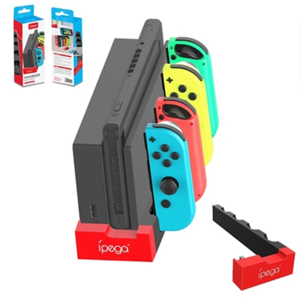 för Nintendo Switch Joy Con Controller Laddare Dock Stativ Station Hållare Switch NS Joy-Con Game Support Dock för laddning