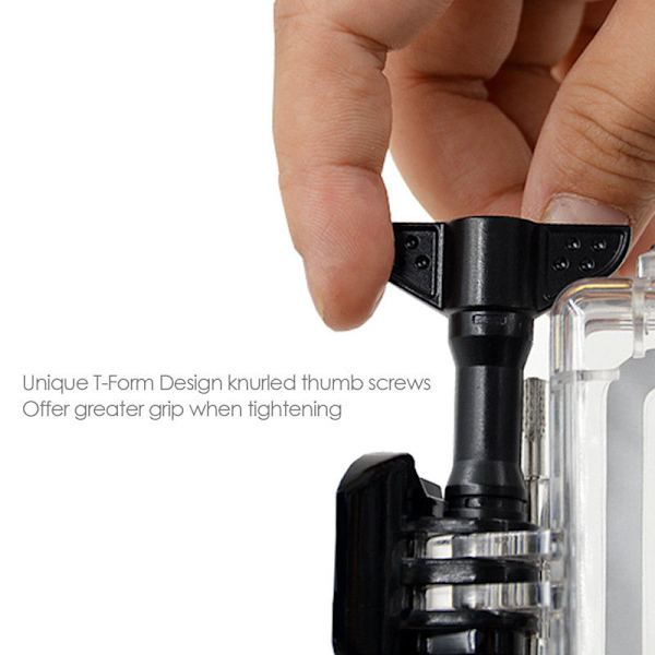 INF GoPro Hero 5/6/7/2018 Black Vattentätt Fodral/Skal Transparent