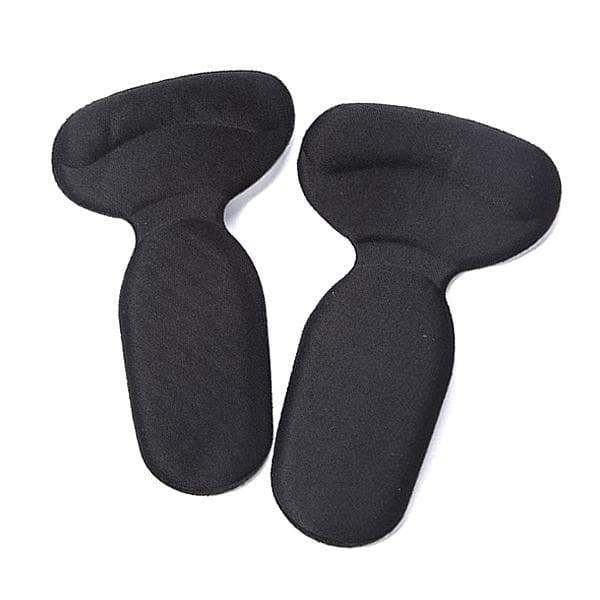 2-pack - Hälkuddar för Klackskor - Skoinlägg black